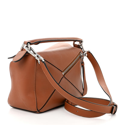 Loewe Calfskin Small Puzzle Bag Tan 3 of 9