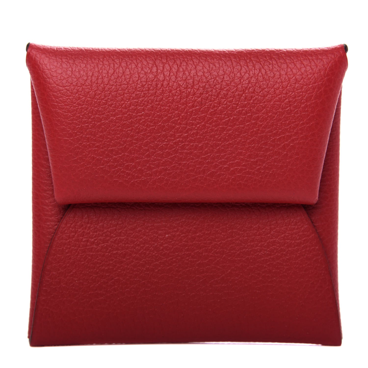 Hermes Evercolor Bastia Verso Coin Purse Rouge Piment Rouge de Coeur 1 of 7