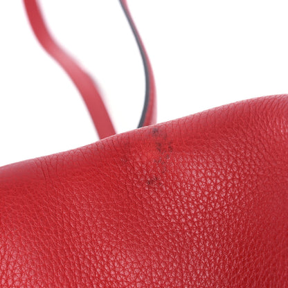Gucci Cellarius Calfskin Small Bamboo Daily Top Handle Bag Hibiscus Red 10 of 13