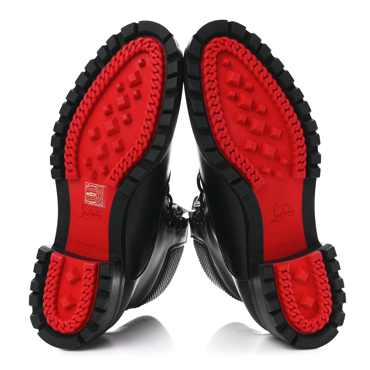 Christian Louboutin Calfskin Mens Moscou Flat Boots 42 Black 5 of 7