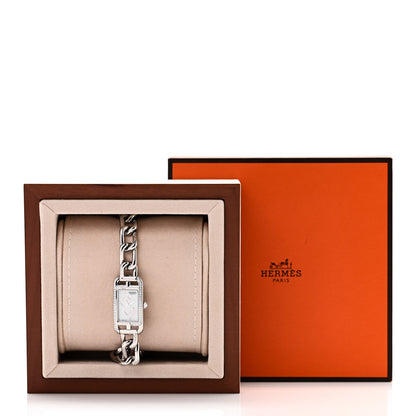 Hermes Stainless Steel Diamond Bezel 17mm Nantucket Quartz Watch 5 of 5