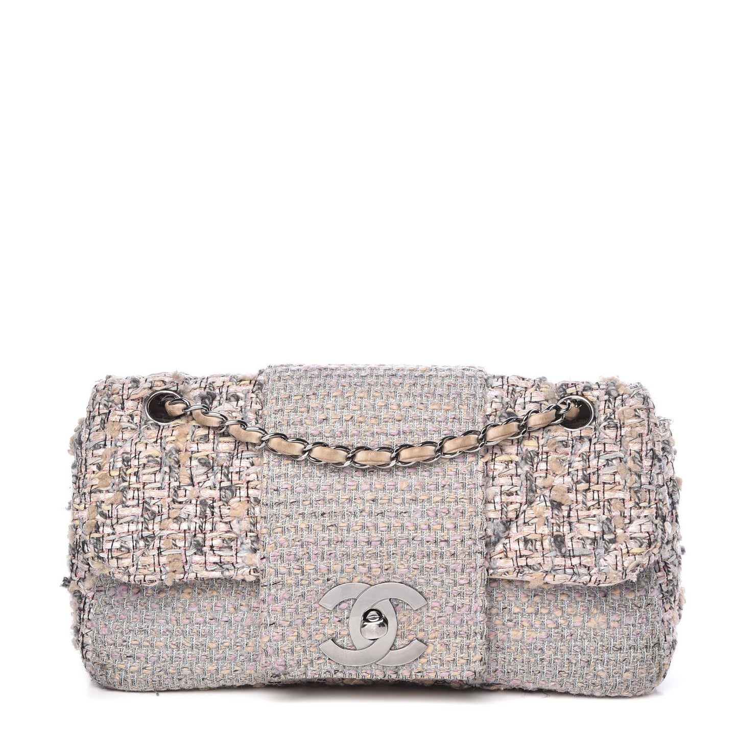 Tweed Medium Fantasy Flap Grey