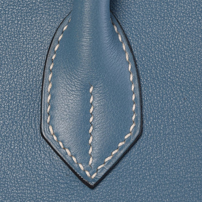 Hermes Gulliver Birkin 35 Blue Jean 15 of 33