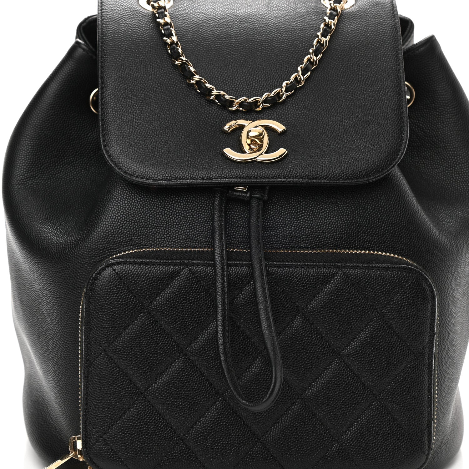 Chanel Caviar Quilted Business Affinity Backpack Black 8 of 10