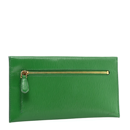 Prada Vitello Move Envelope Wallet Larice 3 of 7