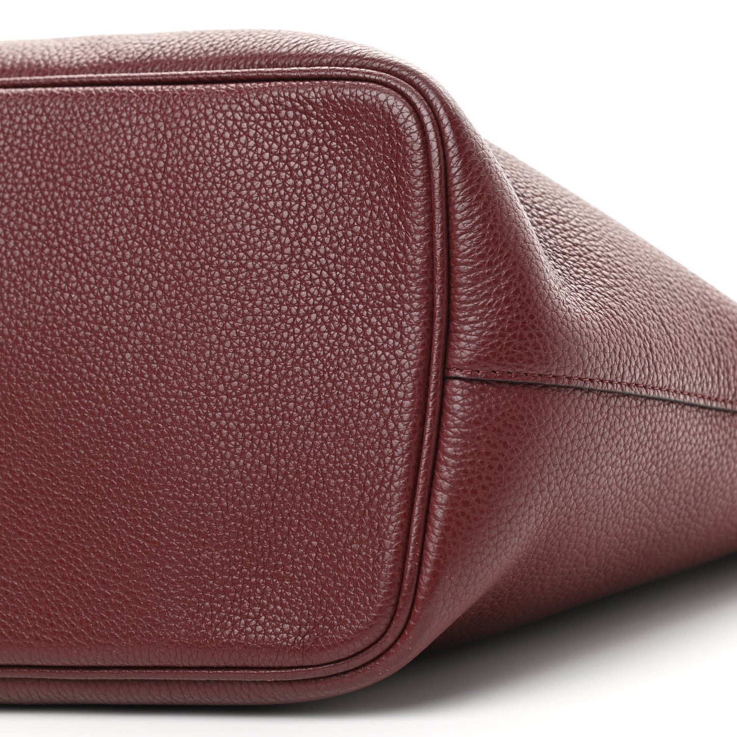 Calfskin Medium Gancini Tote Burgundy