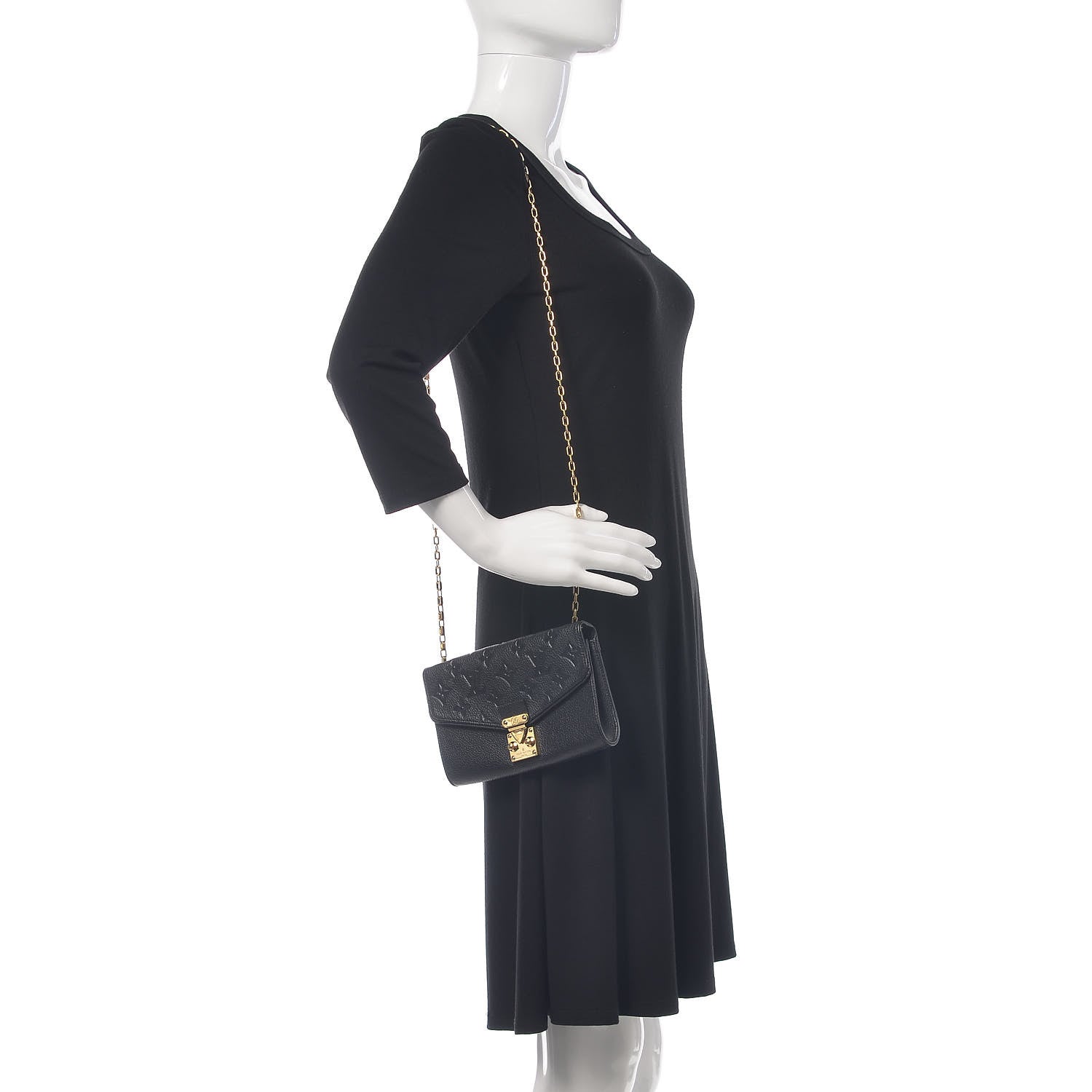 Louis Vuitton Empreinte Pochette Saint Germain Black 2 of 10