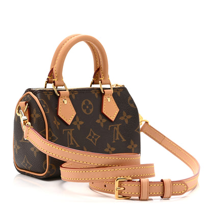 Louis Vuitton Monogram Vivienne Ice Skating Nano Speedy Bandouliere Pink 3 of 10