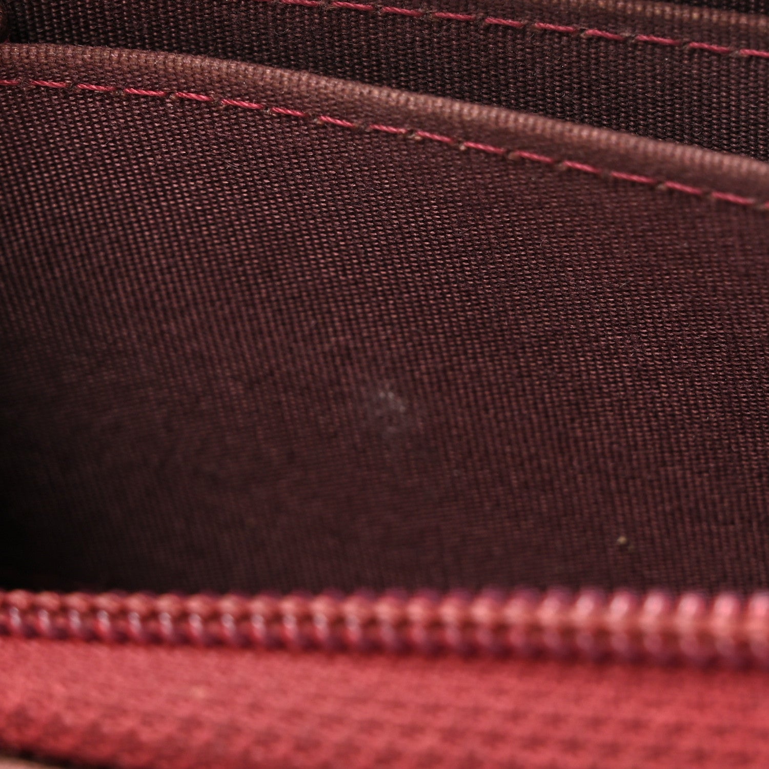Chanel Lambskin Quilted Boy Zip Around Coin Purse Wallet Burgundy 8 of 12