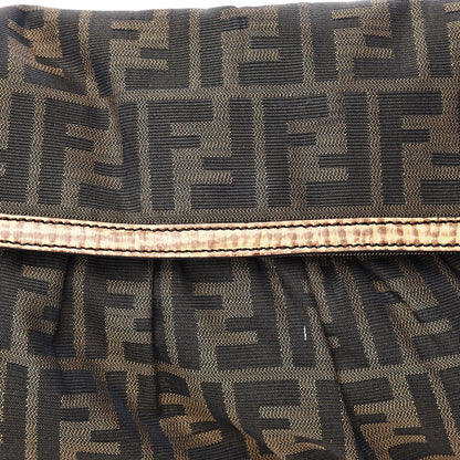 Fendi Zucca Small Chef Shoulder Bag Tobacco 7 of 9