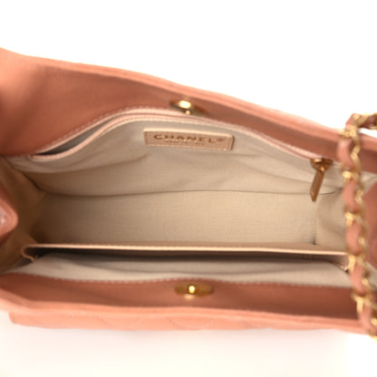 Chanel Caviar Quilted Wavy CC Hobo Beige 5 of 9