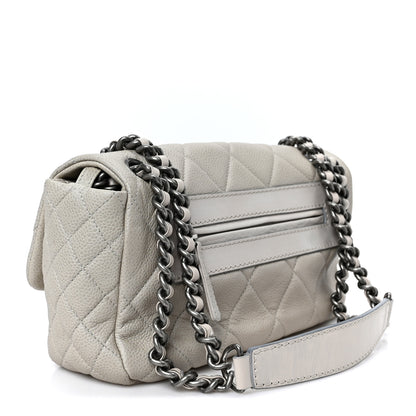 Chanel Caviar Quilted Coco Casual Flap Ivory 3 of 10