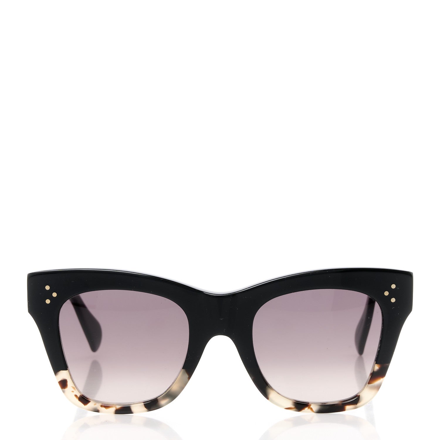 Celine Acetate Cat Eye Sunglasses CL40004I Havana Black 2 of 8