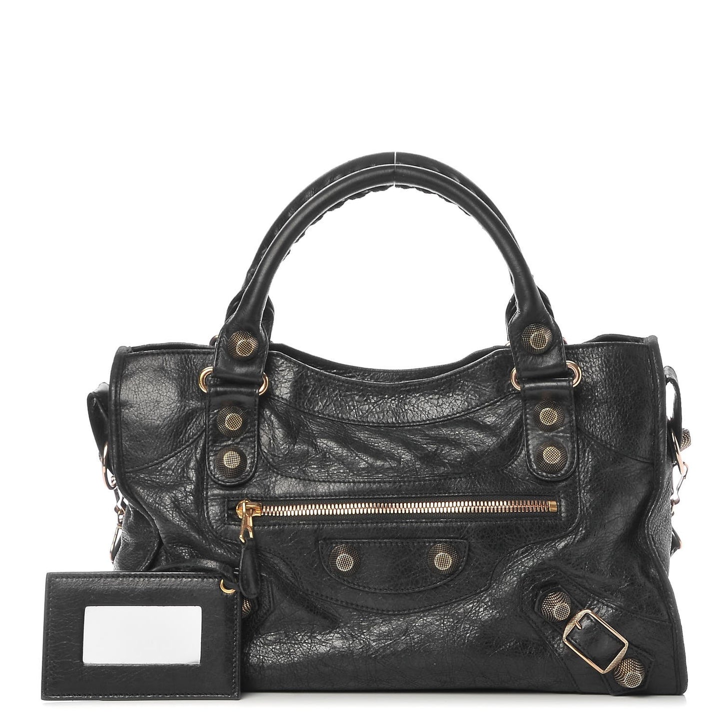 Agneau Giant 21 Rose Gold Hardware City Black