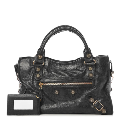 Balenciaga Agneau Giant 21 Rose Gold Hardware City Black 1 of 10