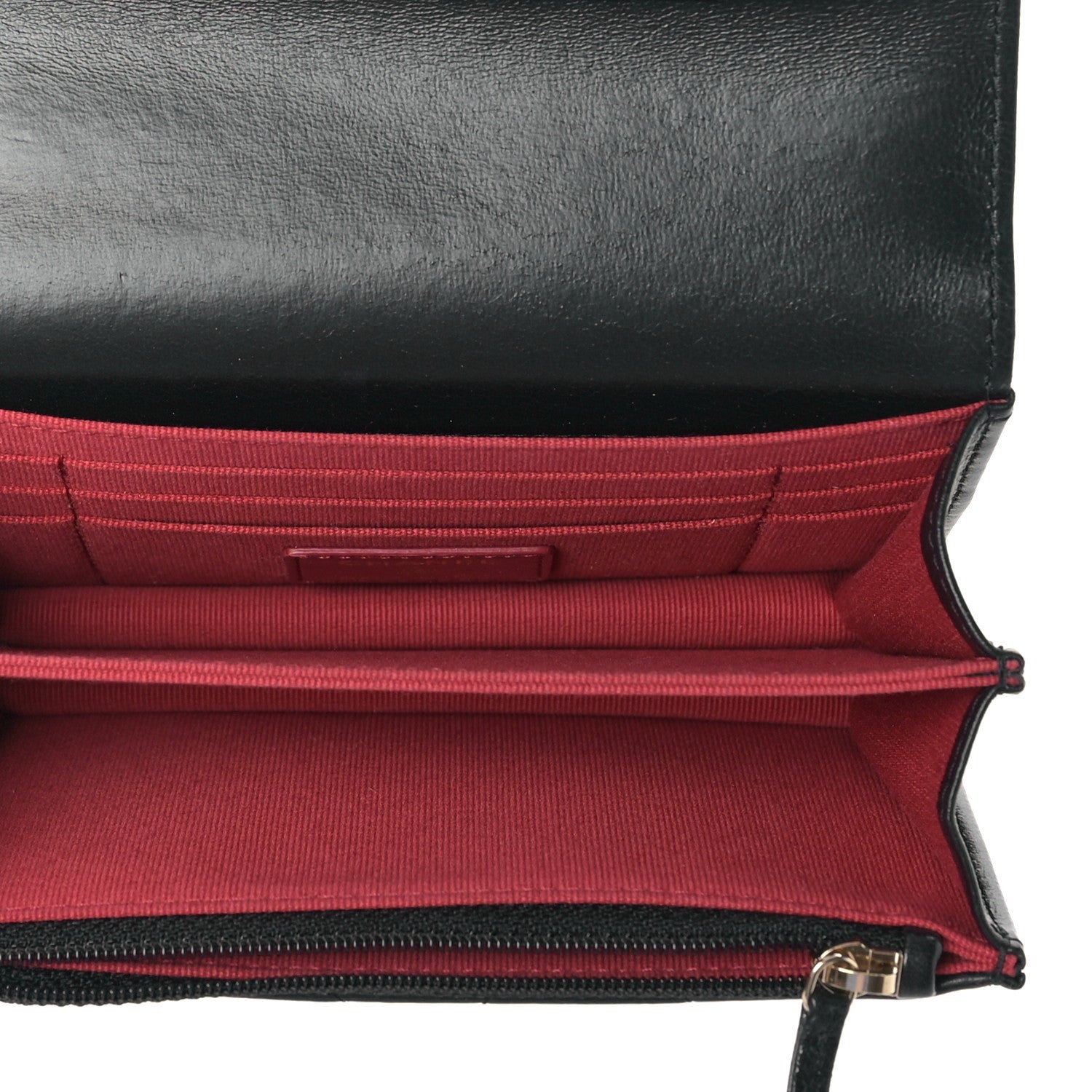 Chanel Lambskin Enamel Quilted Pending CC Clutch With Chain Black 2 of 9
