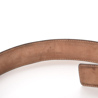 Gucci Imprime Monogram Interlocking G Belt 95 38 Black 4 of 10
