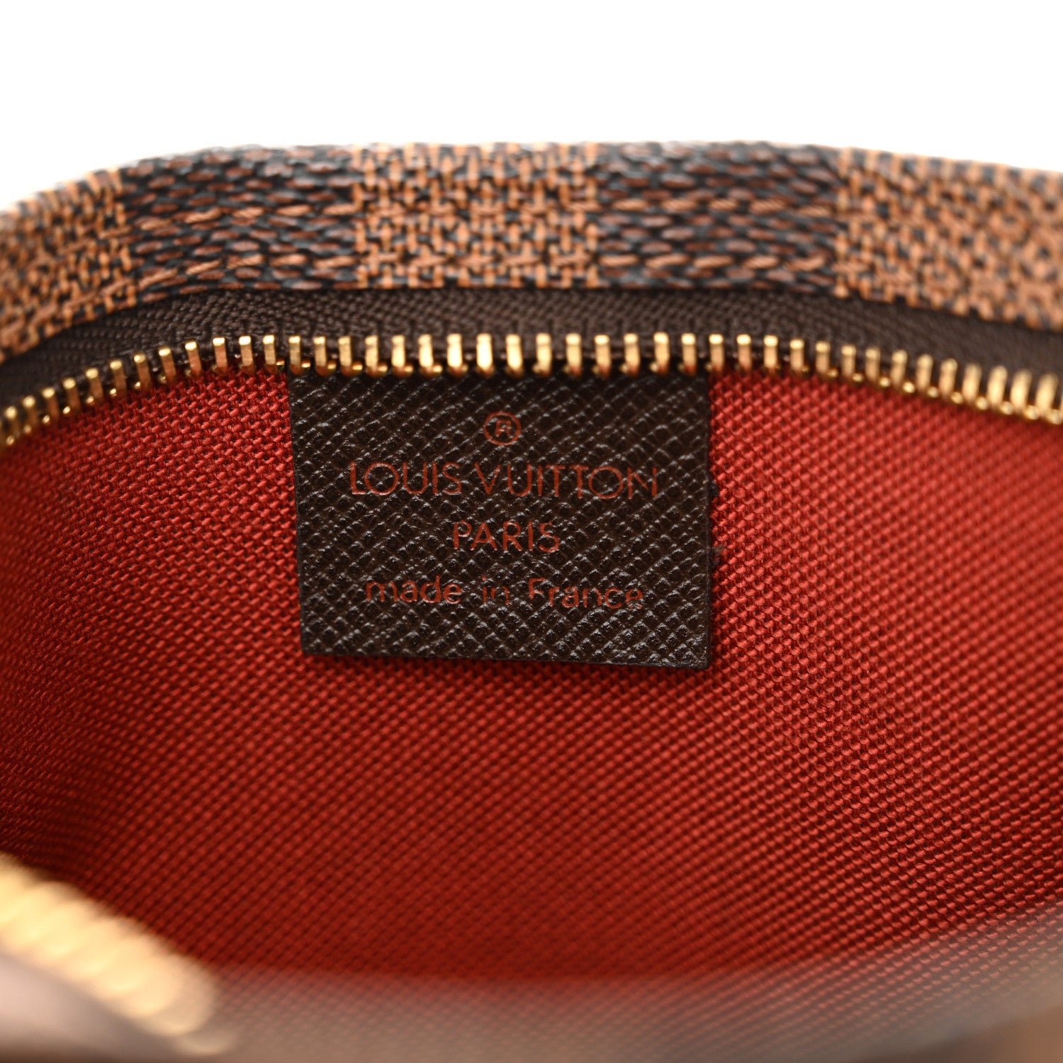 Louis Vuitton Damier Ebene Trousse Make Up Bag Pochette 6 of 9