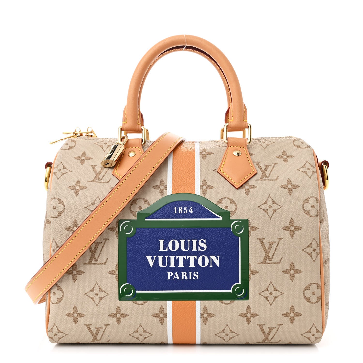 Louis Vuitton Monopaname Speedy Bandouliere 25 Beige Ocher 1 of 9