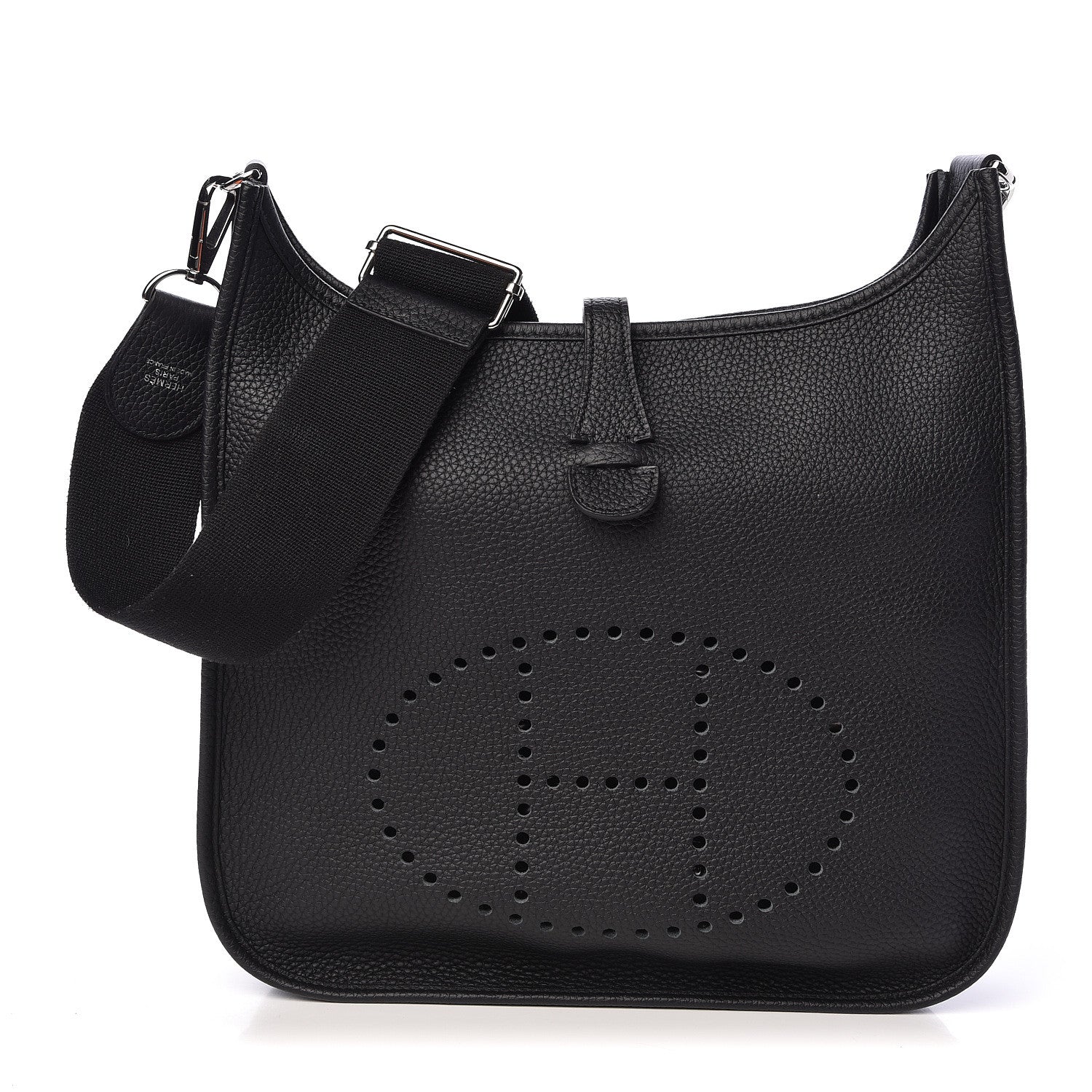 Hermes Taurillon Clemence Evelyne III PM Black 1 of 11