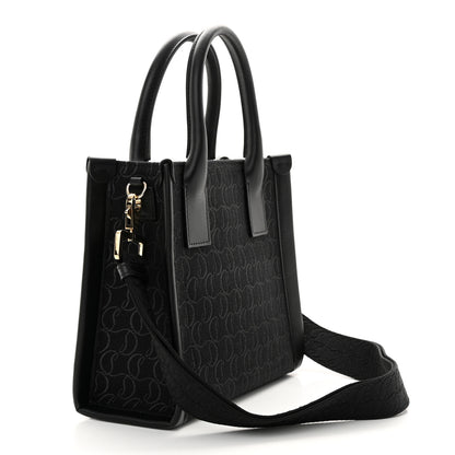 Christian Louboutin Canvas Mini By My Side Tote Black 3 of 11