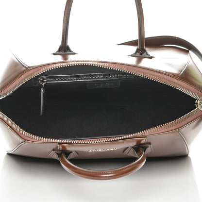 Givenchy Shiny Lord Calfskin Medium Antigona Brown 8 of 9