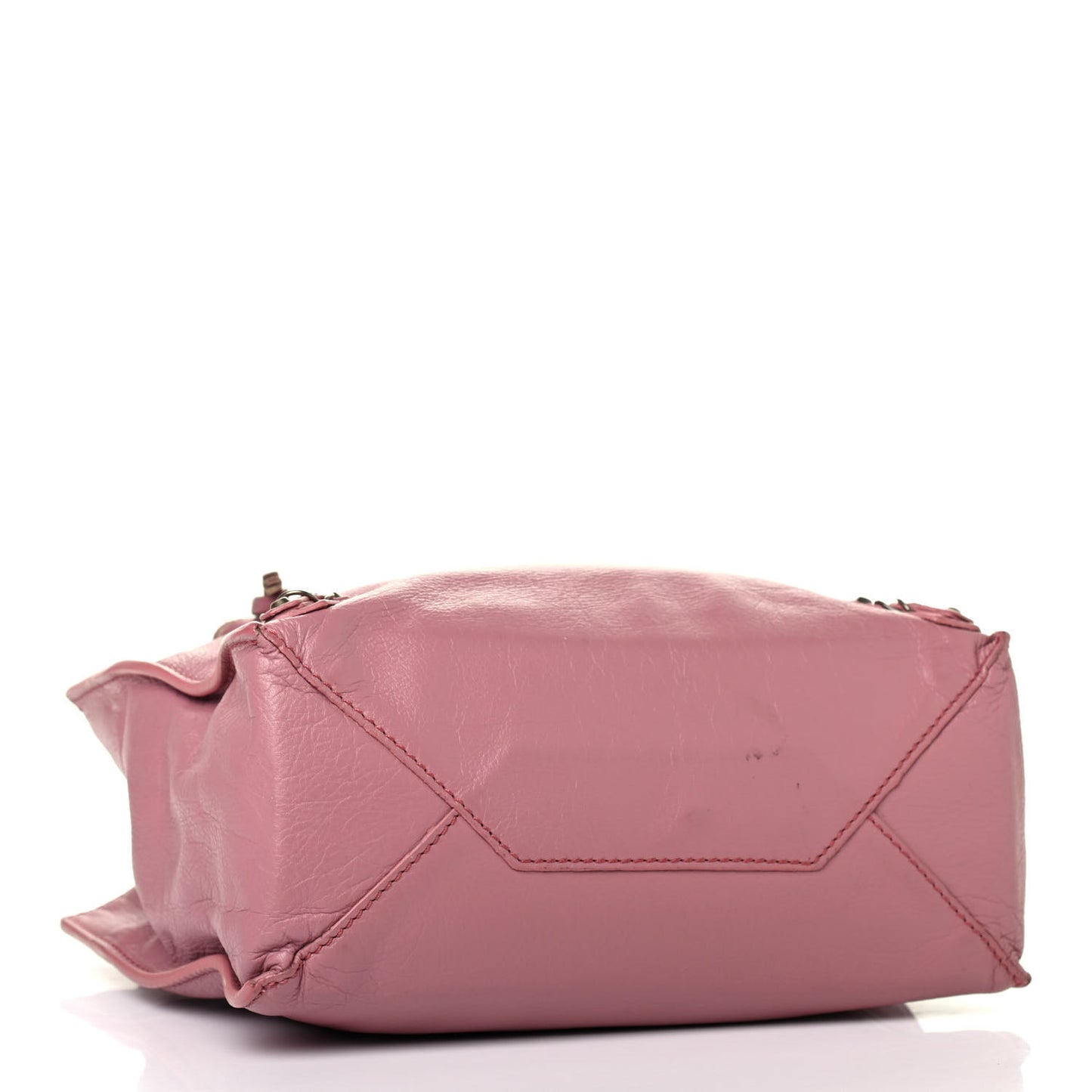 Calfskin Papier Mini A4 Tote Pink