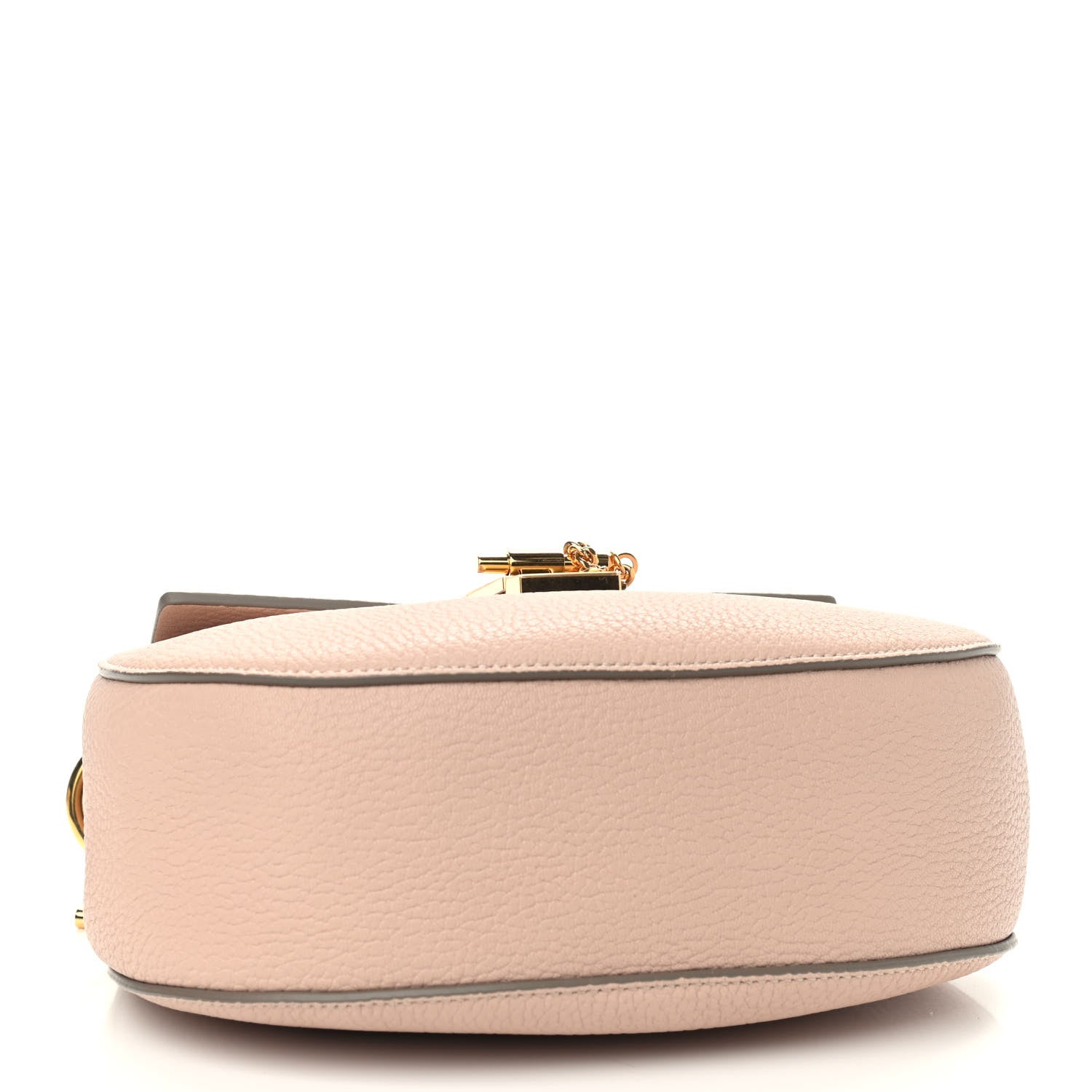Chloe Grained Lambskin Drew Shoulder Bag Cement Pink 4 of 8