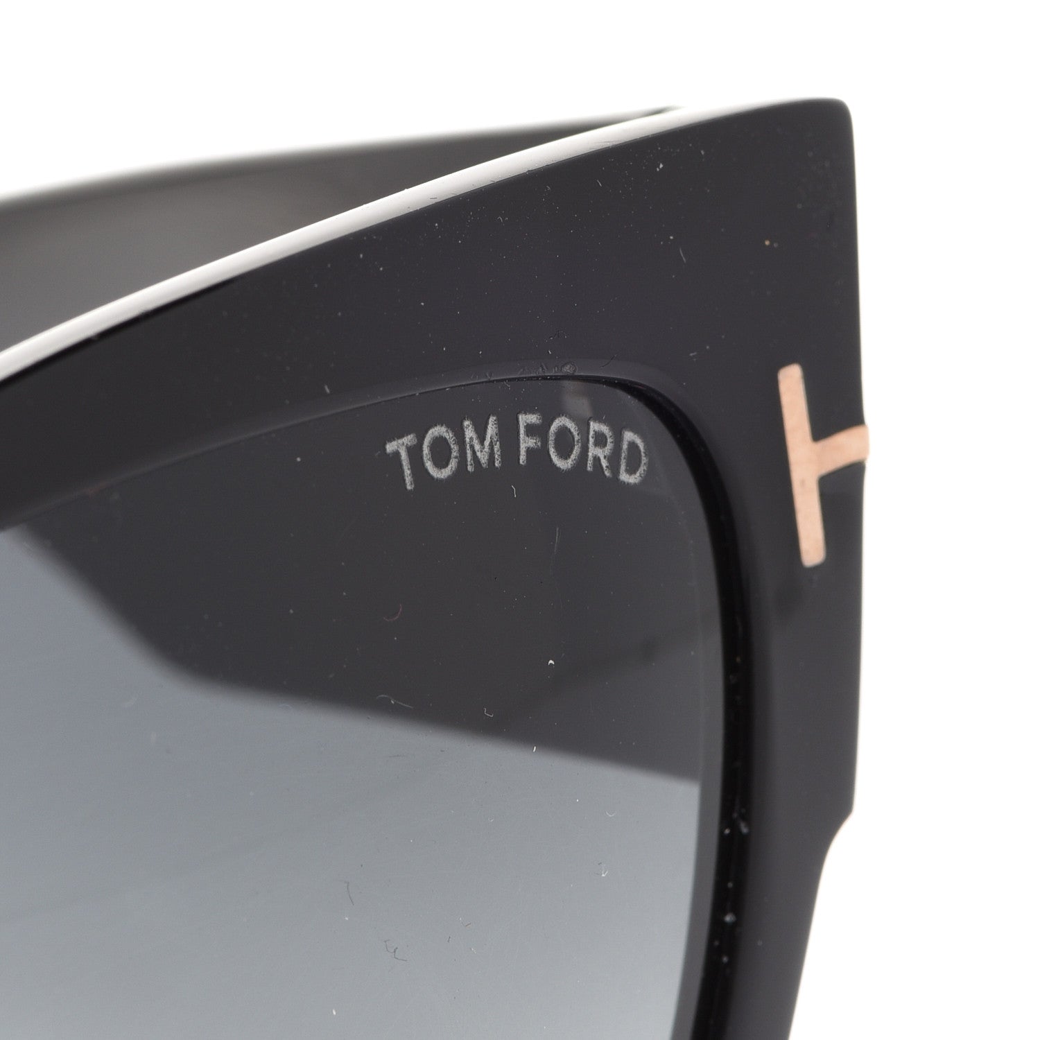 Tom Ford Acetate Anoushka Cat Eye Sunglasses TF371 Black 7 of 9