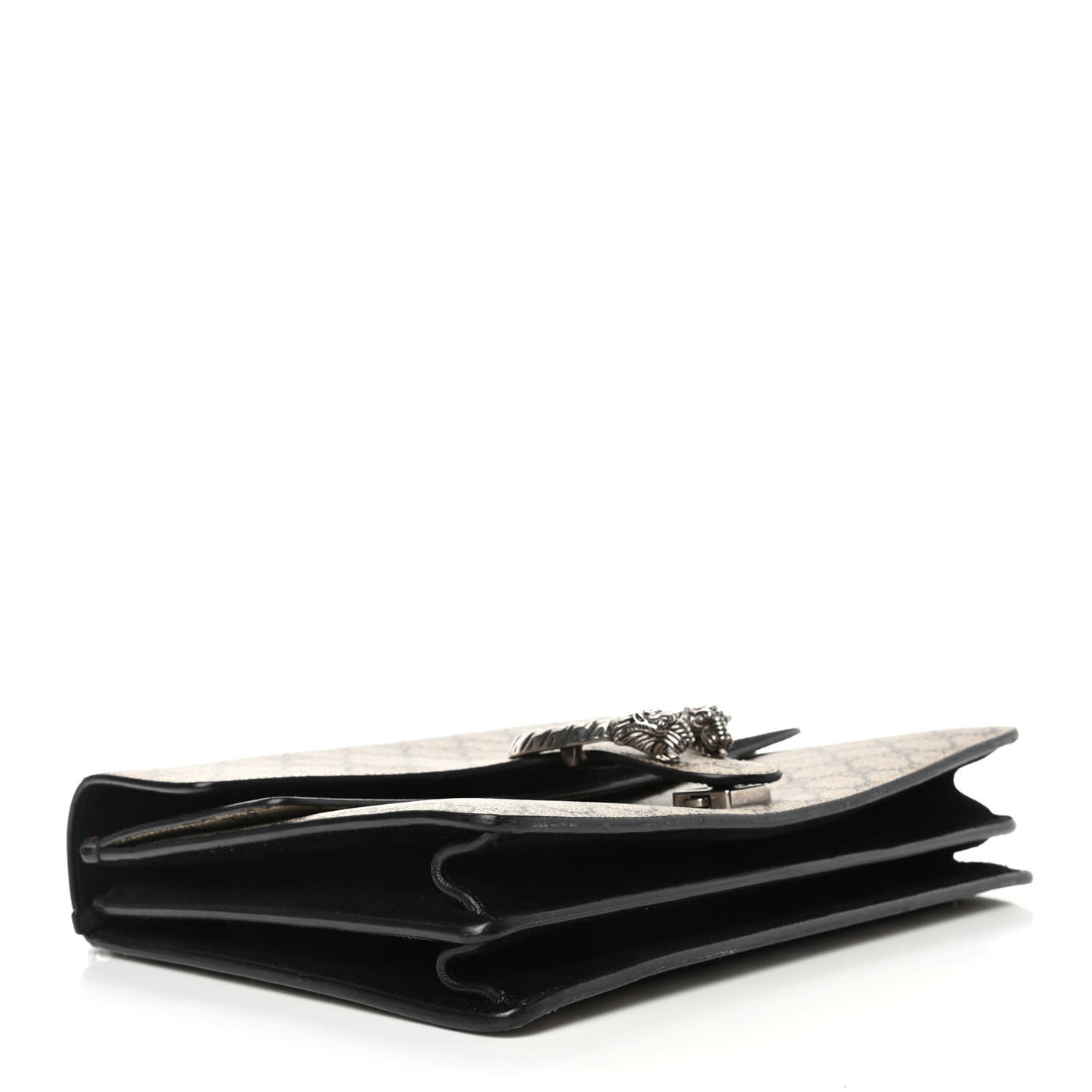 GG Supreme Monogram Medium Dionysus Shoulder Bag Black