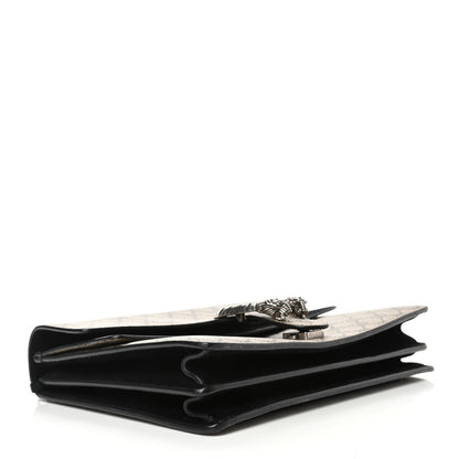Gucci GG Supreme Monogram Medium Dionysus Shoulder Bag Black 3 of 7