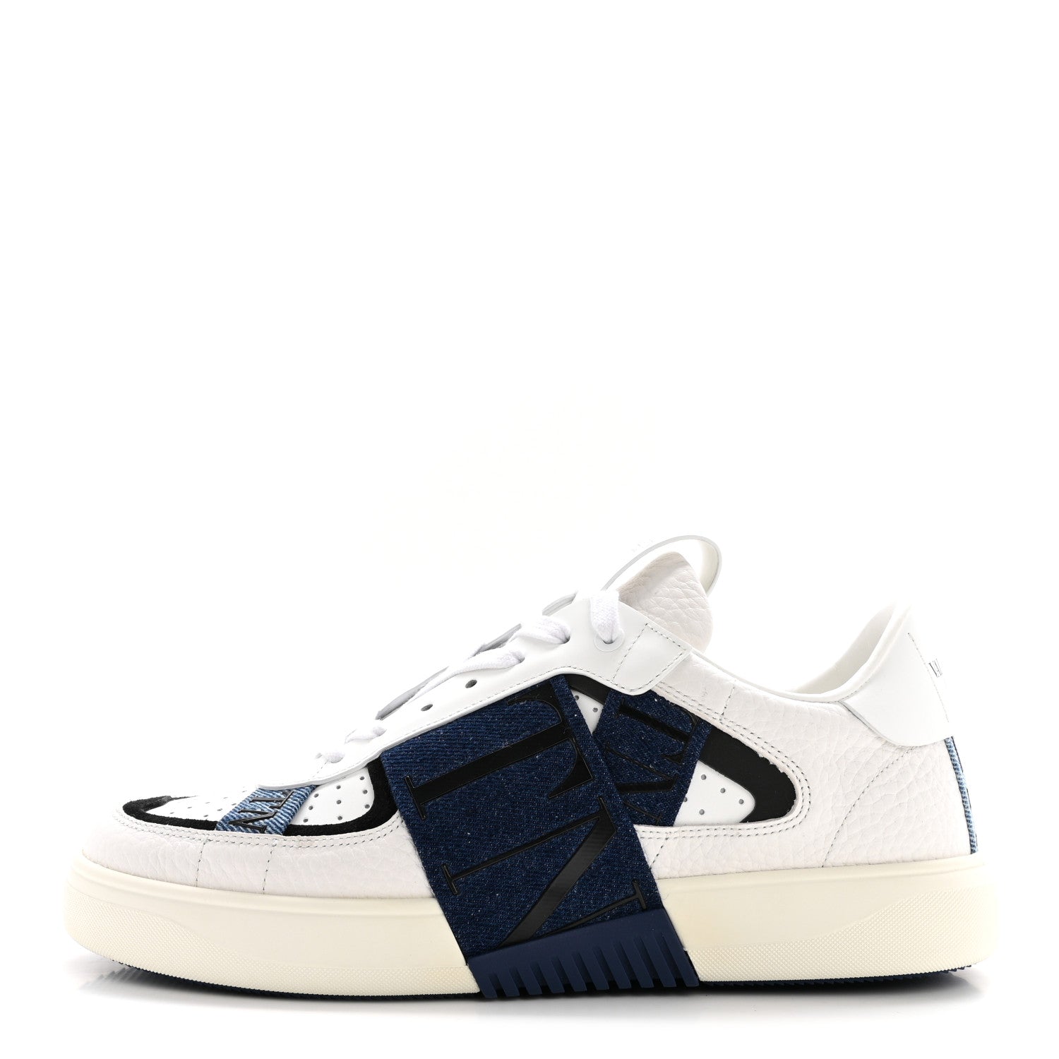 Valentino Garavani Calfskin VL7N Sneakers 40 Denim Blue 1 of 11
