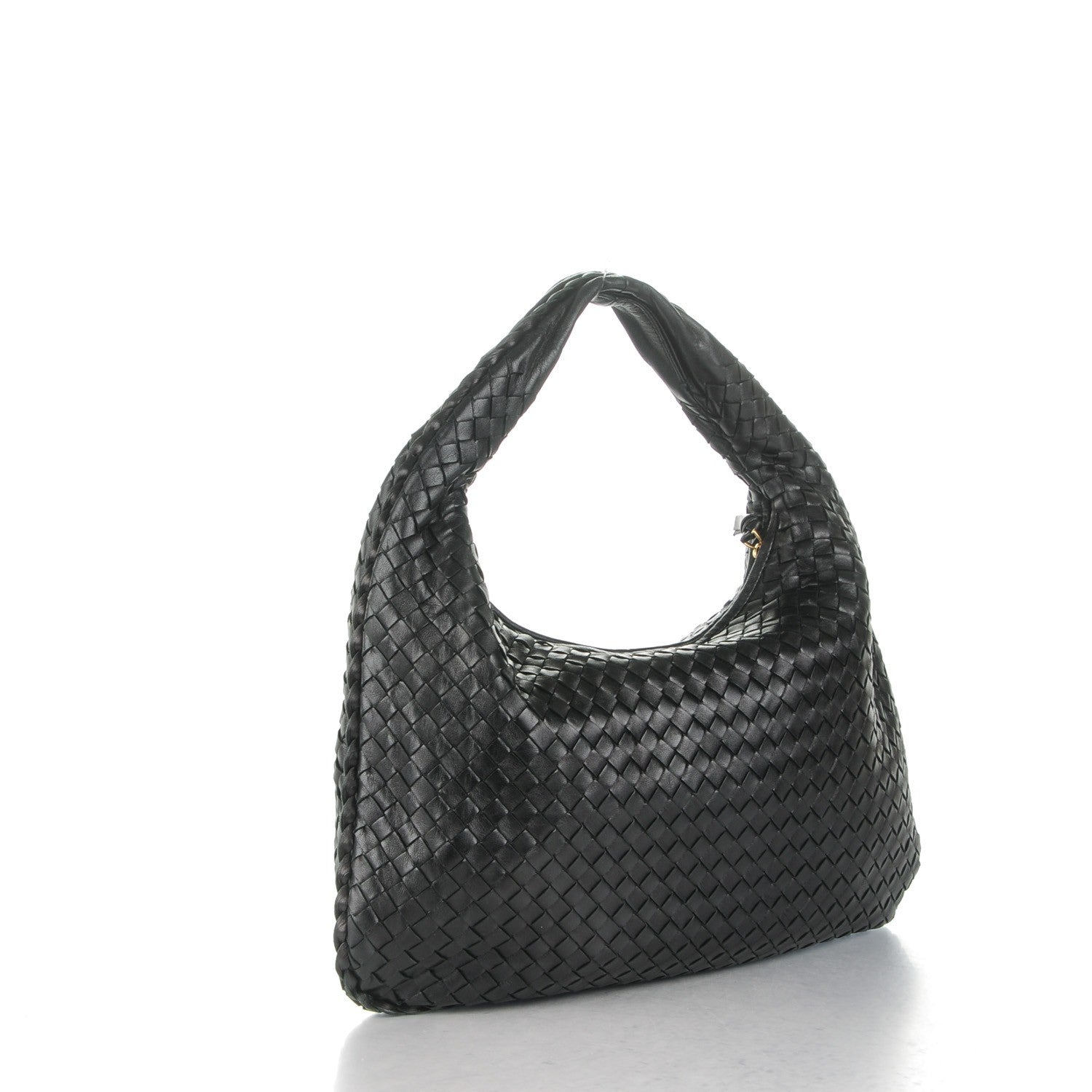 Bottega Veneta Nappa Intrecciato Medium Veneta Hobo Black 3 of 9