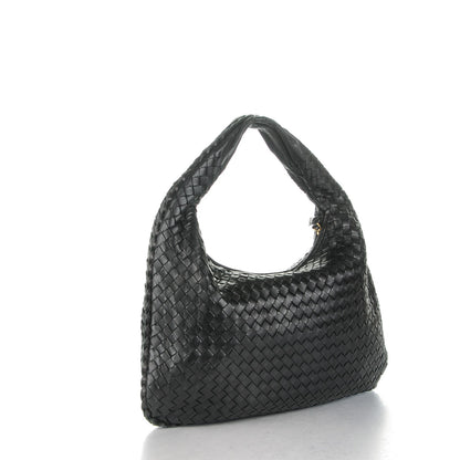 Bottega Veneta Nappa Intrecciato Medium Veneta Hobo Black 3 of 9