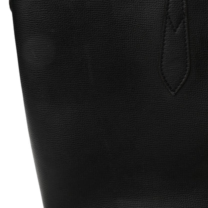 Burberry Grainy Calfskin Haymarket Check Medium Reversible Tote Black 16 of 21