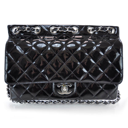 Chanel Patent Quilted Flap Bag Black 1 of 11