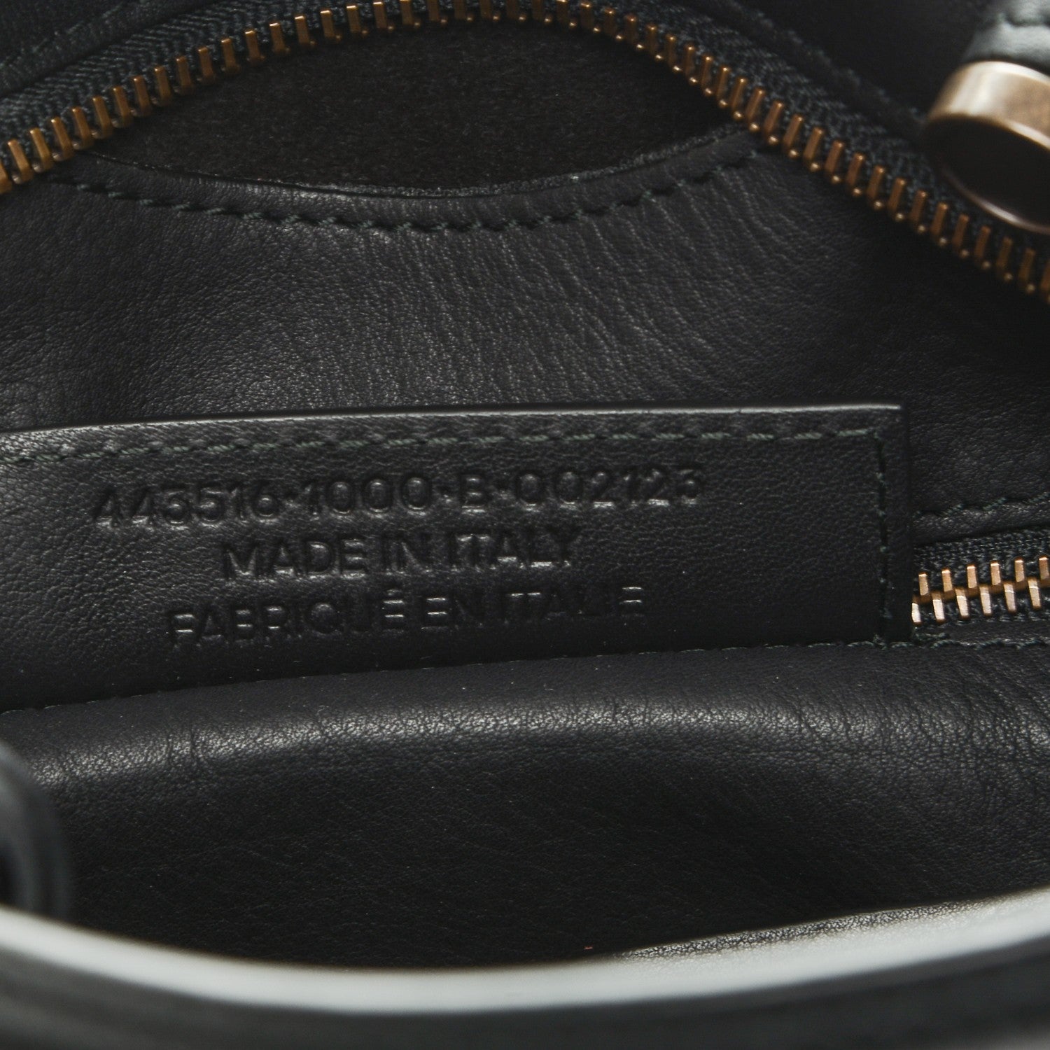 Balenciaga Veau Soyeux Perforated Blackout Hardware S City Black 7 of 7