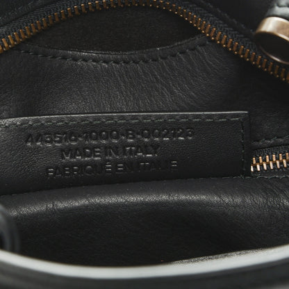 Balenciaga Veau Soyeux Perforated Blackout Hardware S City Black 7 of 7