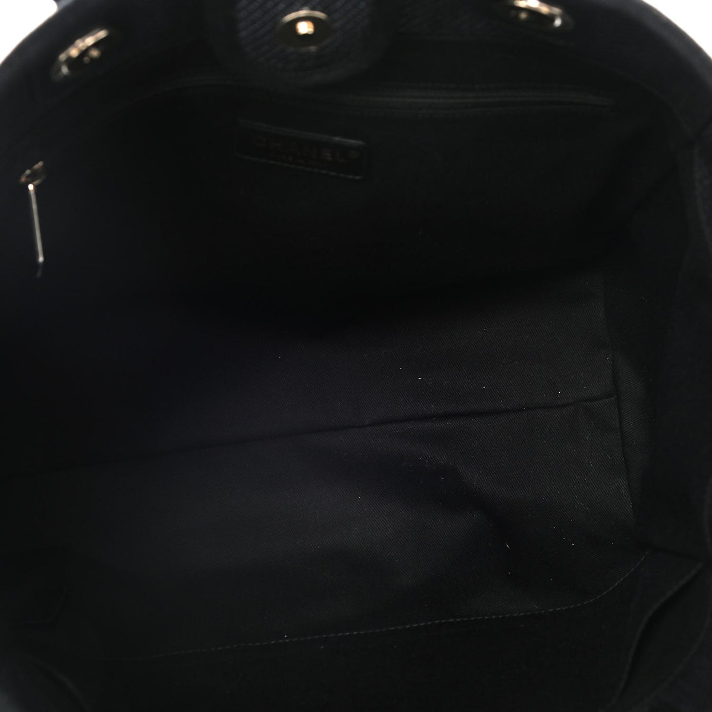 Mixed Fibers Small Deauville Tote Black