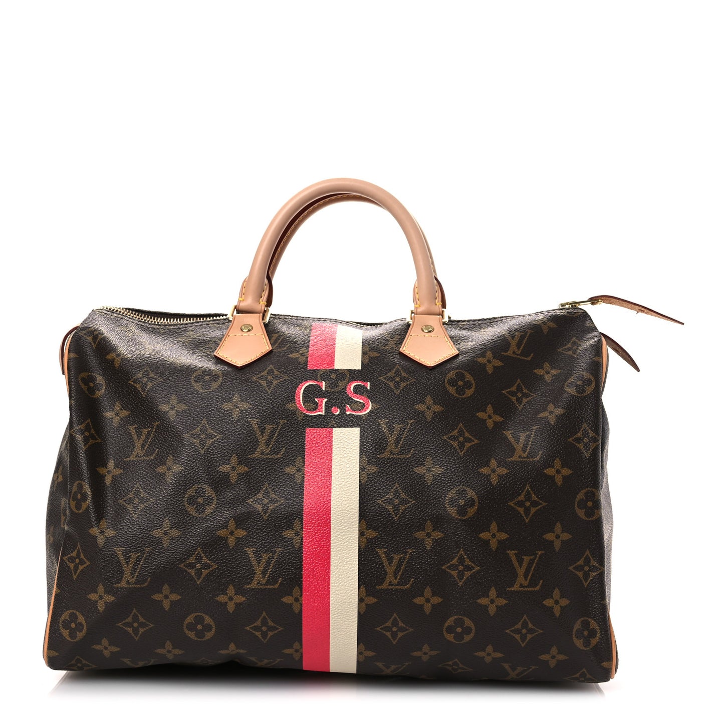 Monogram My LV Heritage Speedy 35 Rouge White