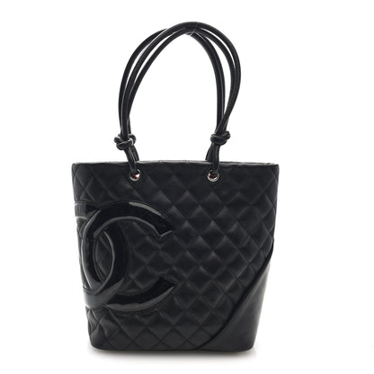 Chanel Calfskin Quilted Medium Cambon Tote Black 1 of 11