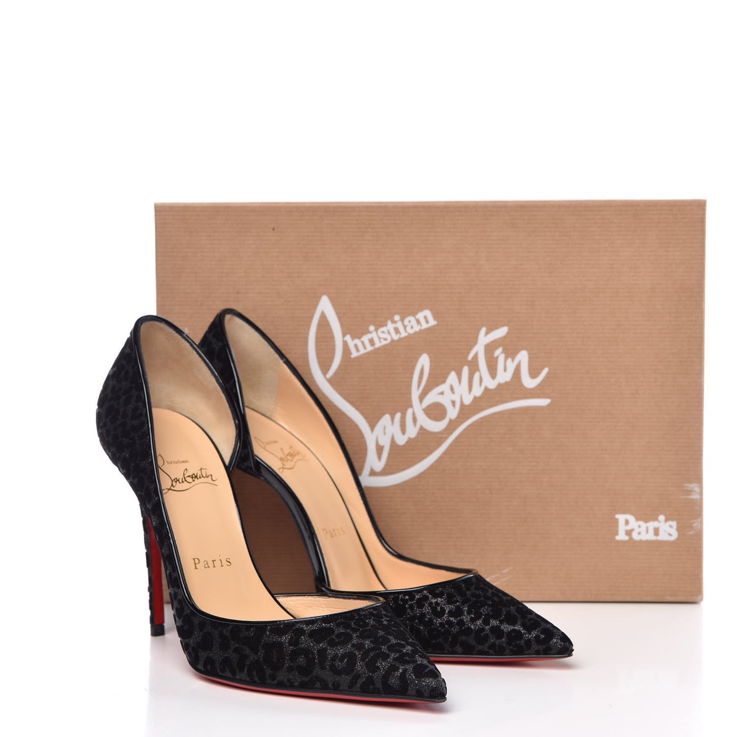 Floque Patent Glitter Leo Iriza 100 Pumps 37 Black