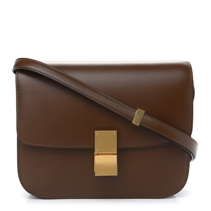 Celine Box Calfskin Medium Classic Box Flap Bag Camel 1 of 8
