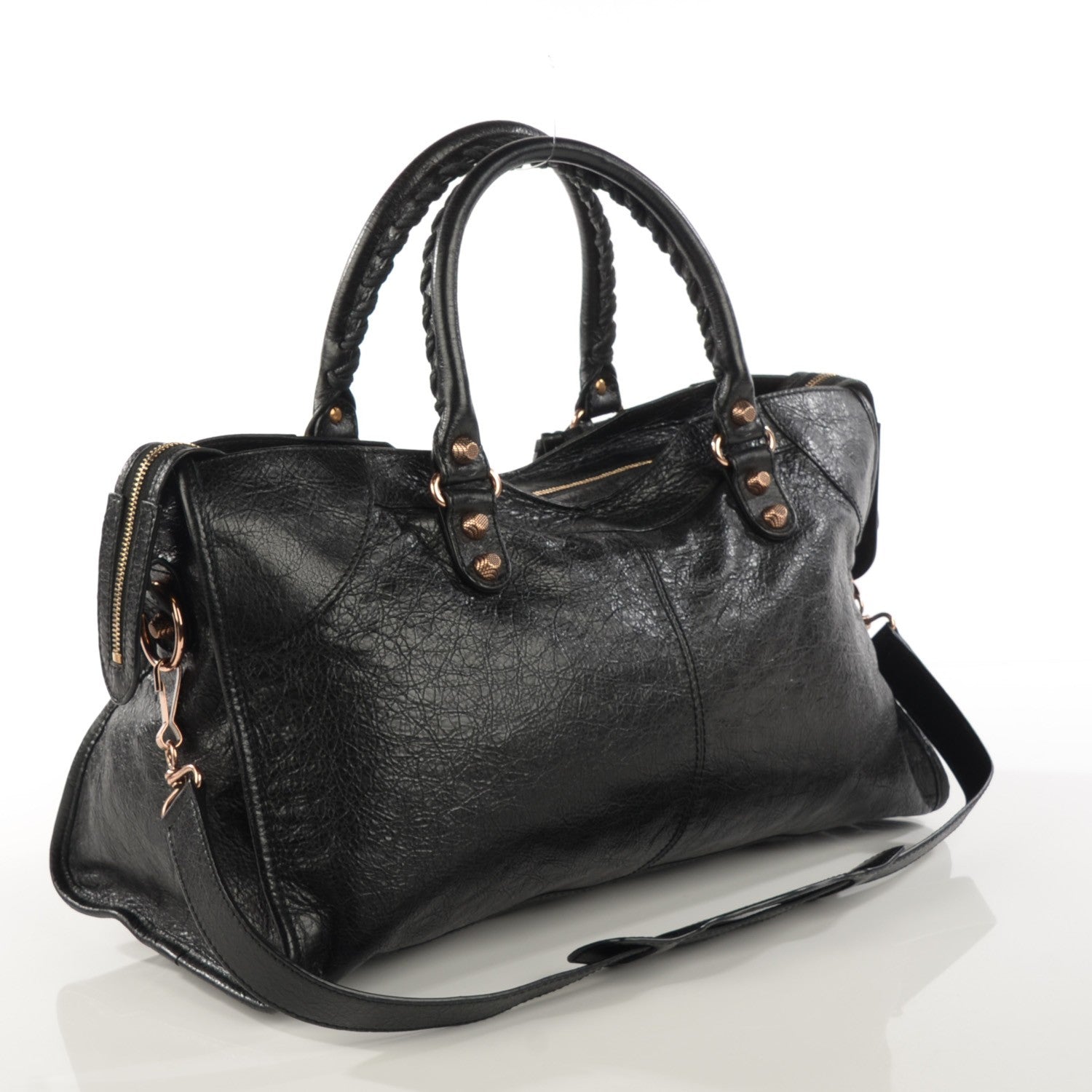 Balenciaga Agneau Giant 12 Rose Gold Hardware Part Time Black 3 of 8