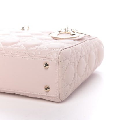 Christian Dior Lambskin Cannage Small Lucky Badges My Lady Dior Pink 8 of 10