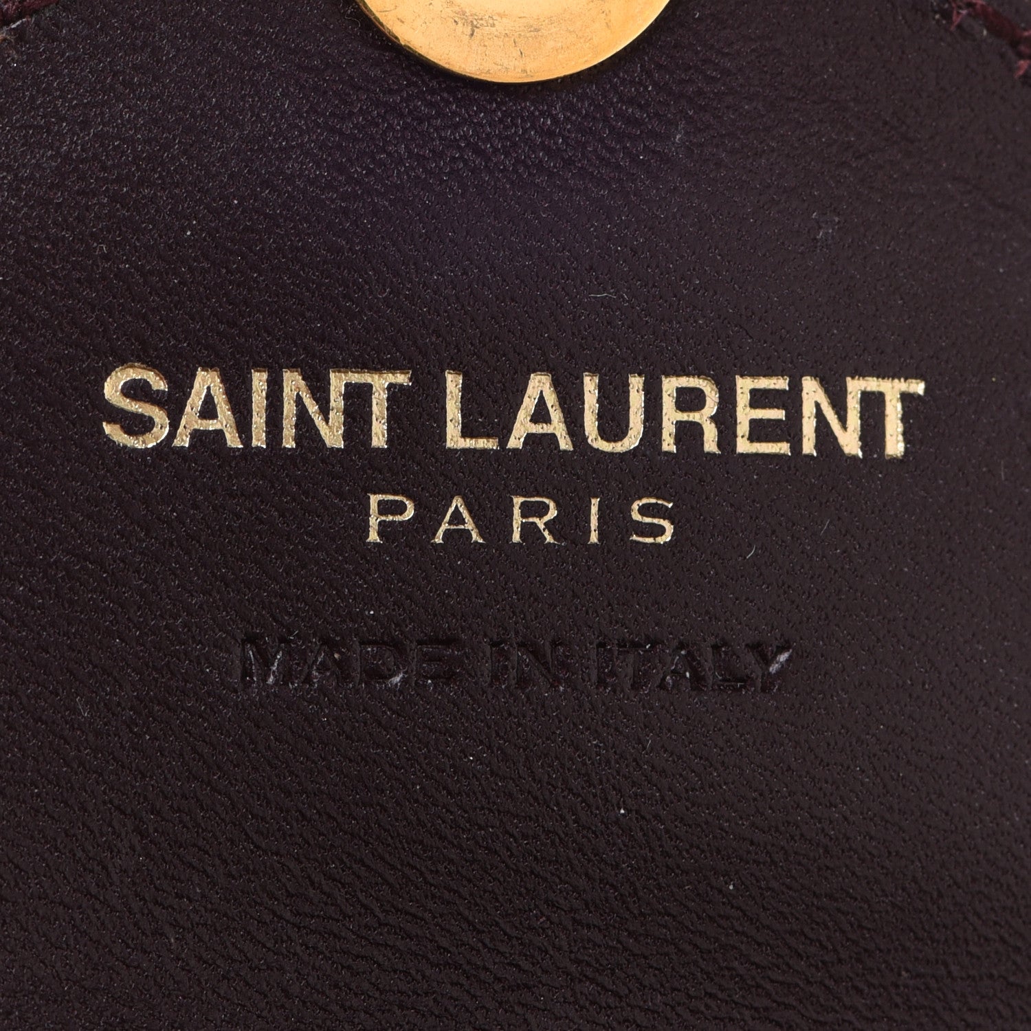 Saint Laurent Calfskin Monogram Mini Candy Crossbody Bordeaux 6 of 14