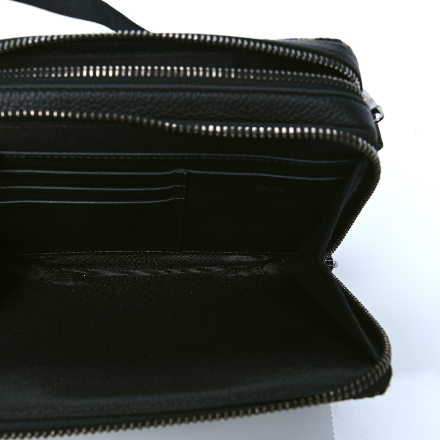 Christian Dior Oblique Pouch Navy Blue 4 of 4