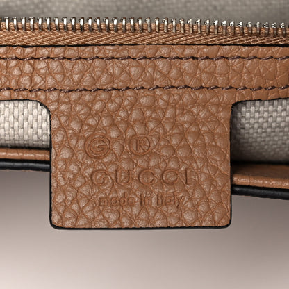 Gucci Pebbled Calfskin Medium Soho Flap Crossbody Camelia 6 of 11