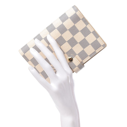 Louis Vuitton Damier Azur Small Ring Agenda Cover 2 of 7