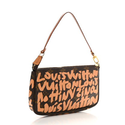 Louis Vuitton Monogram Graffiti Pochette Accessories Peach 3 of 8